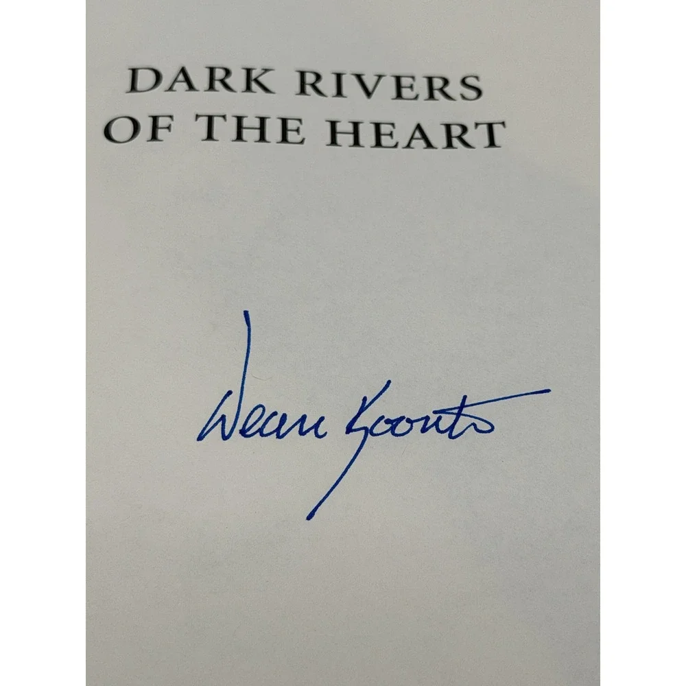 Signed Dean Koontz Dark Rivers of the Heart 1st Trade Edition Hardcover 1994